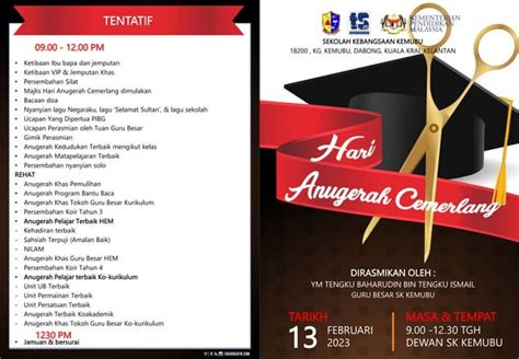 Buku Program Hari Anugerah Kecemerlangan Pptx