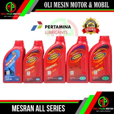 Jual Oli Mesin MOTOR MOBIL PERTAMINA MESRAN SUPER 4T B SAE 40