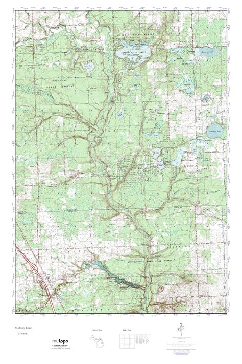 Mytopo Skidway Lake Michigan Usgs Quad Topo Map