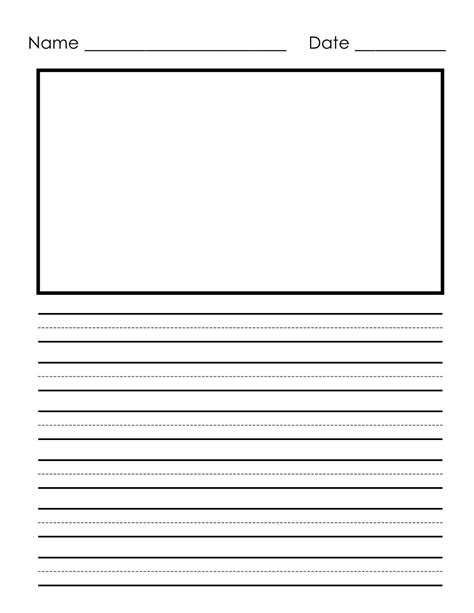 Printable Elementary Writing Paper