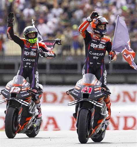 Aprilia Cetak Sejarah Rebut Podium Di Motogp Catalunya Pertama