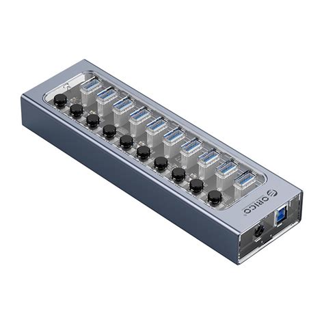 Orico AT2U3 10AB Aluminium 10 Port USB 3 0 Hub With Individual Switches