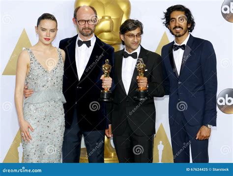 James Gay Rees Asif Kapadia Dev Patel And Daisy Ridley Editorial