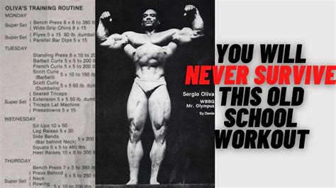 You Will Never Survive This Old School Workout YouTube