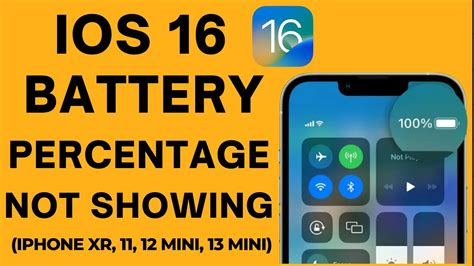 Ios 162 Update After Battery Percentage Not Showing On Iphone Xr 11 12 Mini 13 Mini Hindi