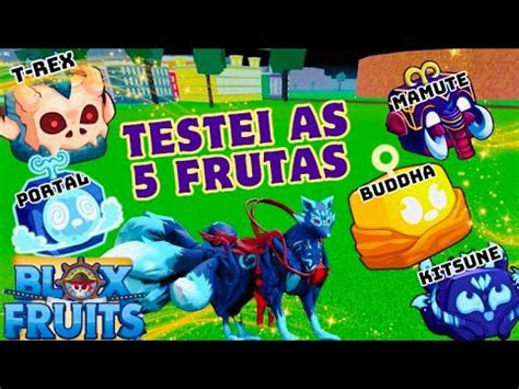 Comprei E Testei As Melhores Frutas Do Blox Fruits Roblox Youtube