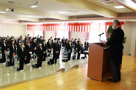 令和4年度入学式 富山県理容美容専門学校