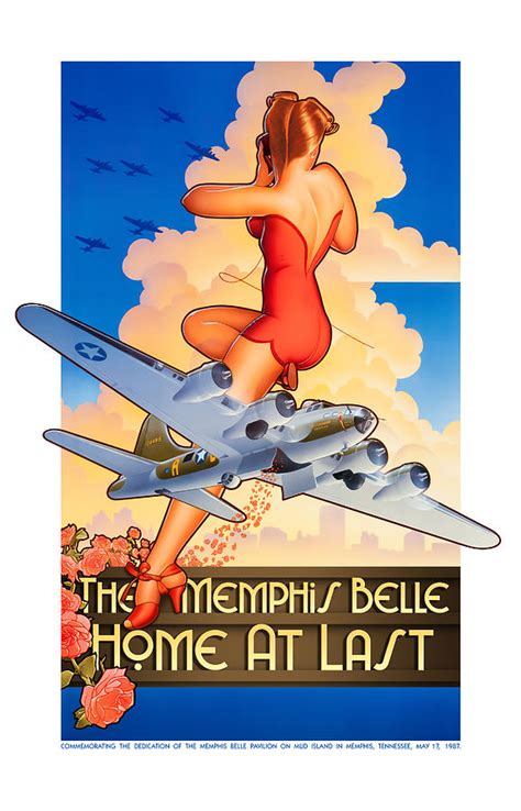 Memphis Belle Poster Painting by Danny Smythe