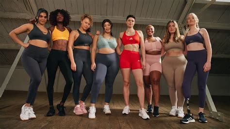 Adidas wirbt mit nackten Brüsten Sport BHs für alle Größen BRIGITTE de