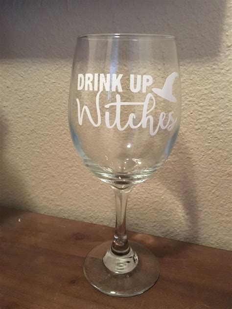 Drink Up Witches Wine Glass, Happy Halloween – RKCreativeImpressions