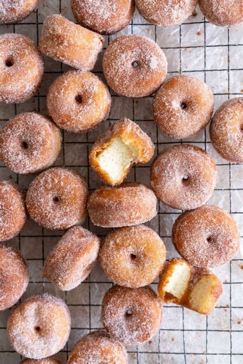 Homemade Mini Donuts Video Tutorial Cloudy Kitchen