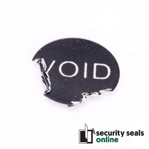 X Safe 10mm Round Destructible Tamper Evident Labels Security Seals