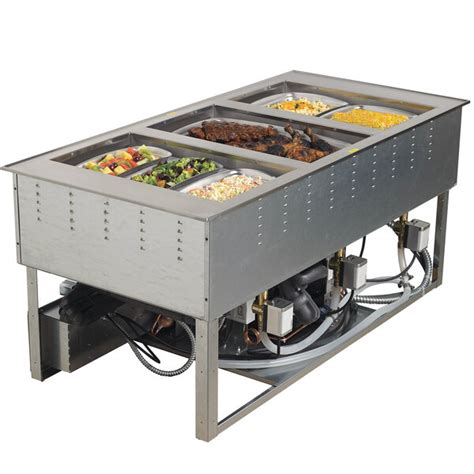 Vollrath 3667301d Modular Three Section Combination Hot Cold Drop In