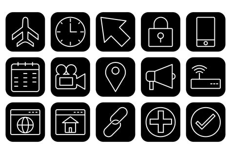 Set Of Basic Ui Icons 440561 Icons Design Bundles