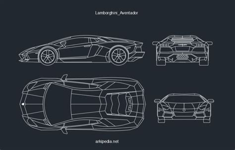 Lamborghini Aventador Dwg Drawings Arkipedia En