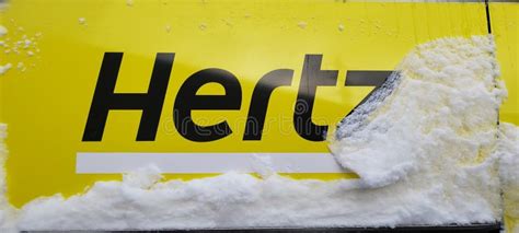 Hertz is a Car Rental Company Editorial Stock Image - Image of brand ...