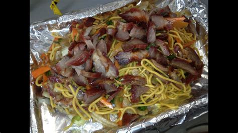 Baked Chow Mein Noodles Hawaiian Style EASY - YouTube