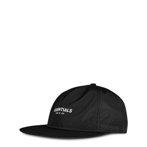 Fear Of God Essentials Essentials Cap Men Black 001 Flannels