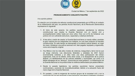 PAN y PRD suspenden temporalmente alianza Va por México con el PRI