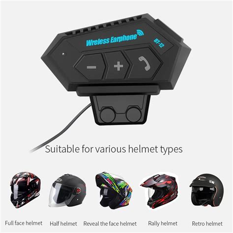 Vnetphone Bt Intercom Headset Bluetooth Helm Motorcycle Wireless