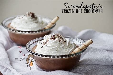 Serendipity S Frozen Hot Chocolate Obsessive Cooking Disorder