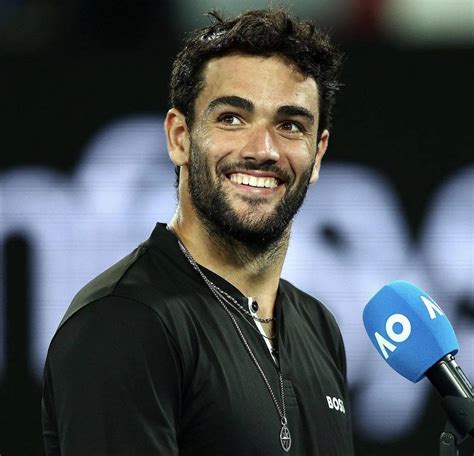 Download Matteo Berrettini Speaking Wallpaper | Wallpapers.com