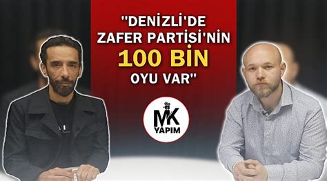 Denizli de Zafer Partisi nin 100 bin oyu var Diğer Partiler