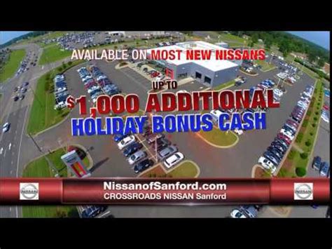 Crossroads Nissan Sanford Bonus Cash Sentra 3 18 15 YouTube