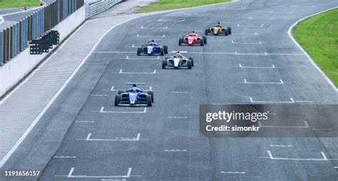 Racing Car Above Photos And Premium High Res Pictures Getty Images