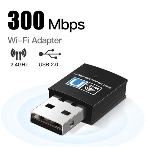 Fenvi Usb Wifi Adapter 300mbps 2 4ghz Wifi Antenna Receiver Wireless Network Card Wireless N Lan