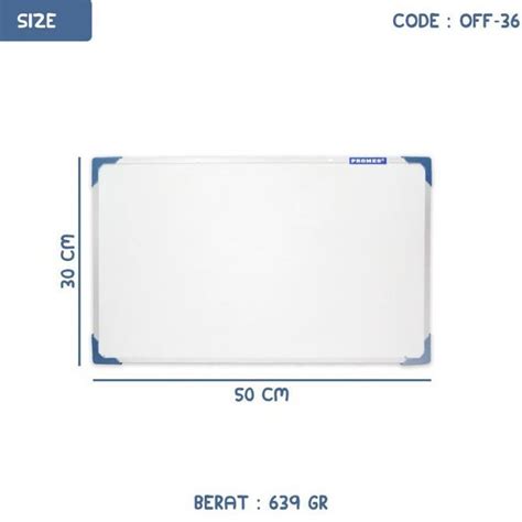 Jual White Board Kecil Papan Tulis Gantung Ukuran 50x30 Cm Off 36 Di