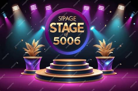 Premium Photo Mega Sale Special Offer Stage Podium Percent Stage