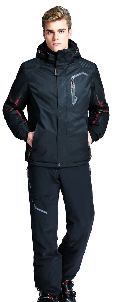 WHS Men's Waterproof Mountain Jacket Windproof Ski Jacket | Jackets, Fashion ski jacket, Ski jacket