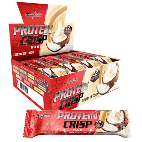 Protein Crisp Bar Integralmedica 45g C12 Fit House