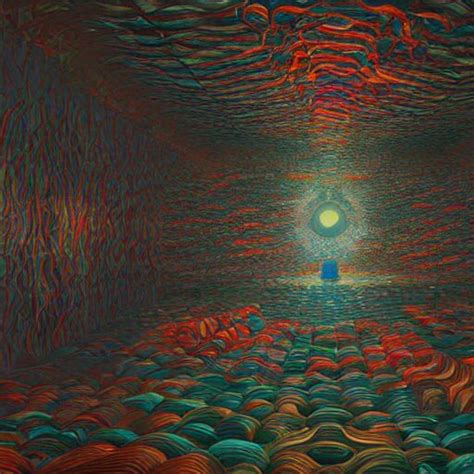 Lexica Trippy Endless Library By M C Escher Zdzis Aw Beksinski