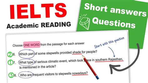 Best Ielts Reading Strategy To Answer Short Answer Questions Youtube