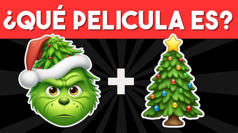 Adivina LA PELÍCULA con EMOJIS El Grinch Elementos Disney Pixar