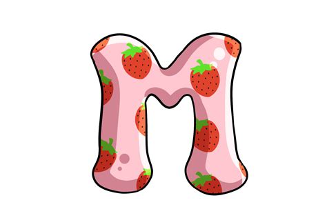 Valentine Alphabet Letter M Clipart Graphic By Goodtimeartsy · Creative