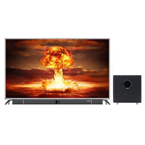 Jual OK LED TV POLYTRON 55 INCH 4K UHD CINEMAX SOUNDBAR PLD 55BU8850 W