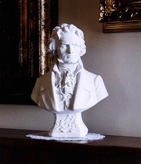 Bust Marble Composer Beethoven Bust Statue Marble Bust Statuary Bust