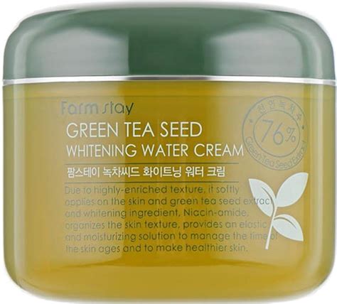 Осветляющий крем FarmStay Green Tea Seed Whitening Water Cream с ...
