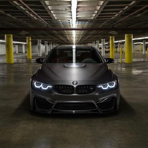 Sleek Black BMW F82 M4 with XPEL Stealth Satin PPF