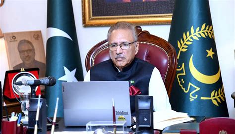 President Arif Alvi Signs Into Law Bills Amending Official Secrets Act