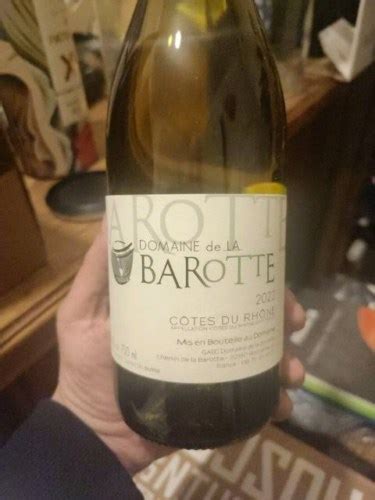 Domaine De La Barotte Côtes du Rhône Blanc Vivino US