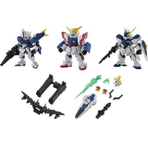 Bandai Set Gashapon Gundam Mobile Suit Ensemble