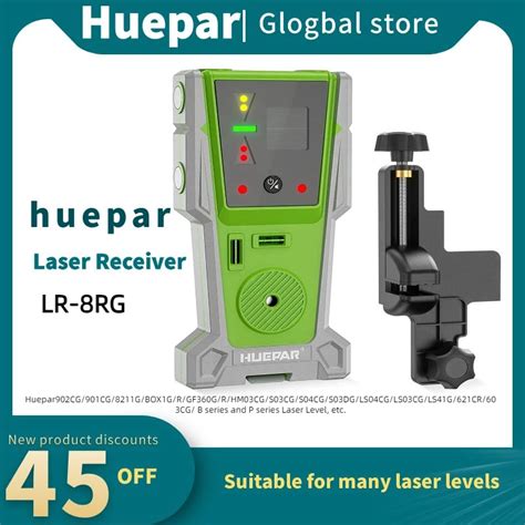 Huepar Detector Laser Digital Displays Led M L Mpada Dupla Receptor