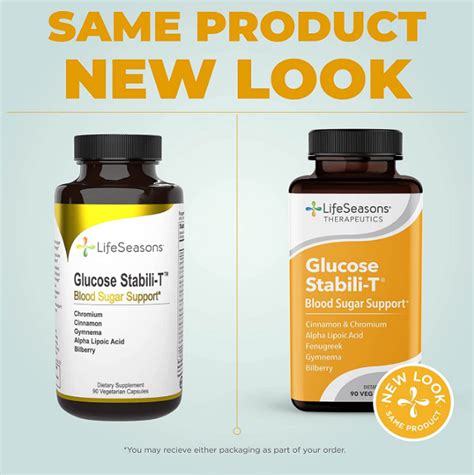 Life Seasons Glucose Stabili T Blood Sugar Support Vegan Caps