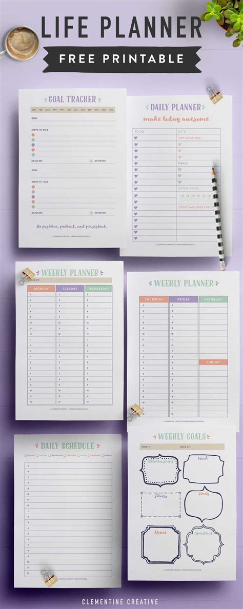 Download This Printable Life Planner To Help You Get Organized Happy