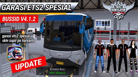 Kodename Bussid V Garasi Ets Update Spesial Youtube