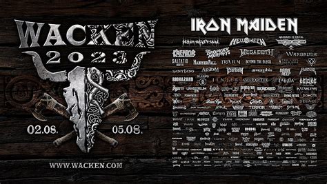 Wet Wild Opening Lemmy Forever The Complete Running Order Wacken